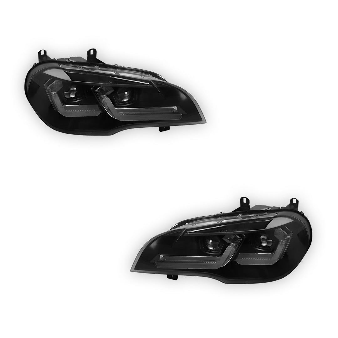 BMW X5 E70 (2007 - 2013) LED DRL Sequential Headlights LH + RH