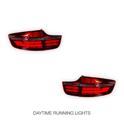 BMW X6 E71 (2008 - 2012) Facelift Style Full LED Tail Lights LH + RH