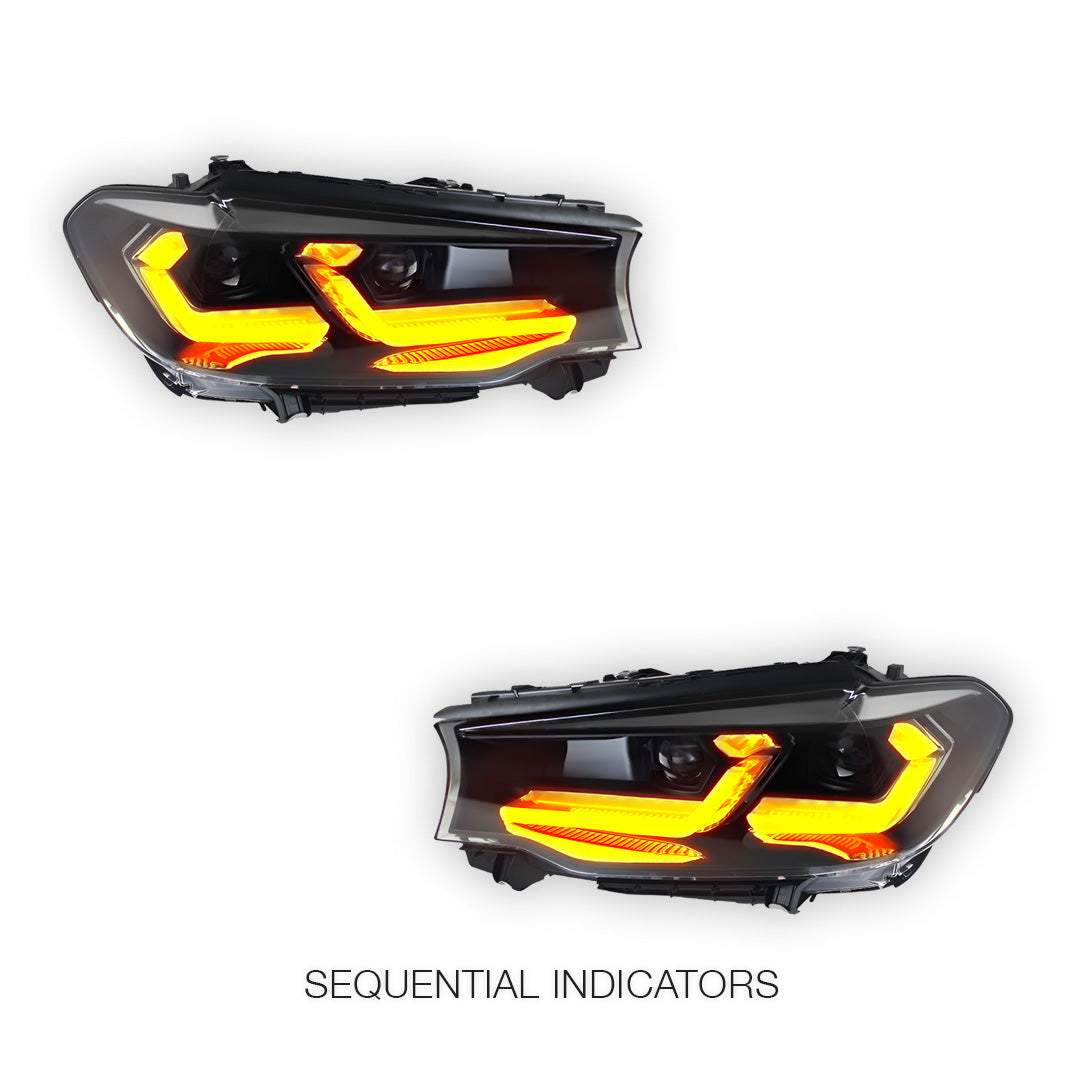 BMW X6 F16 / F86 (2014 - 2018) DRL Sequential Headlights LH + RH