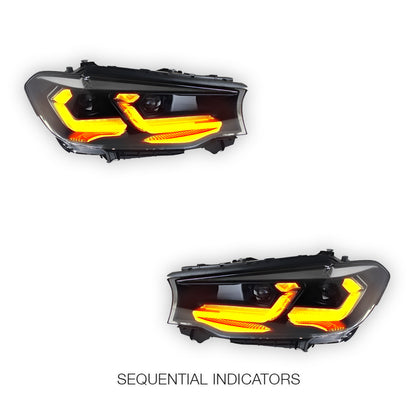 BMW X6 F16 / F86 (2014 - 2018) DRL Sequential Headlights LH + RH