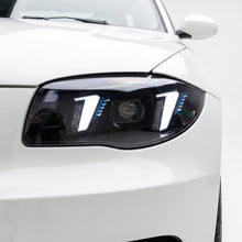 BMW 1 Series E81 / E87 / E82 / E88 / 1M (2004 - 2013) Black Full LED Headlights LH + RH