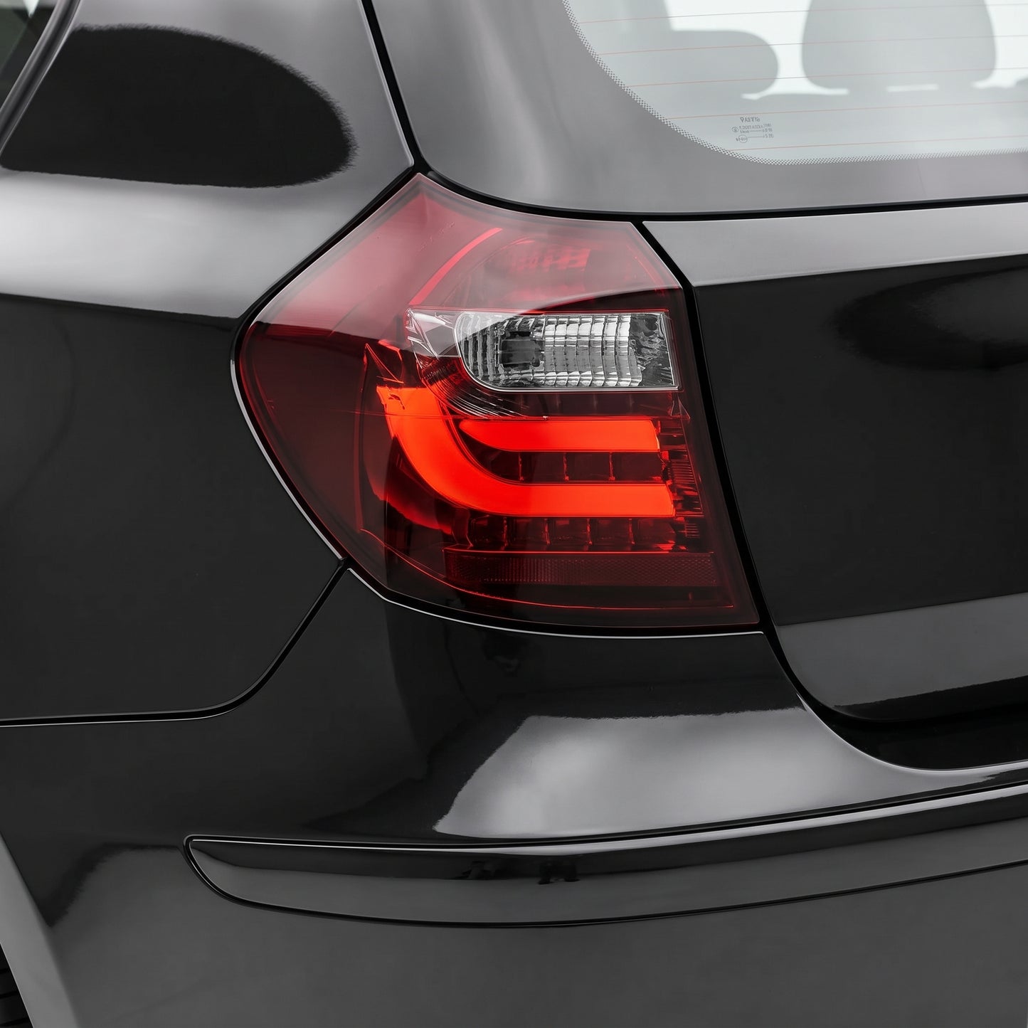 BMW 1 Series E81 / E87 Pre LCI (2004 - 2006) Clear Red 3D LED Tail Lights LH + RH