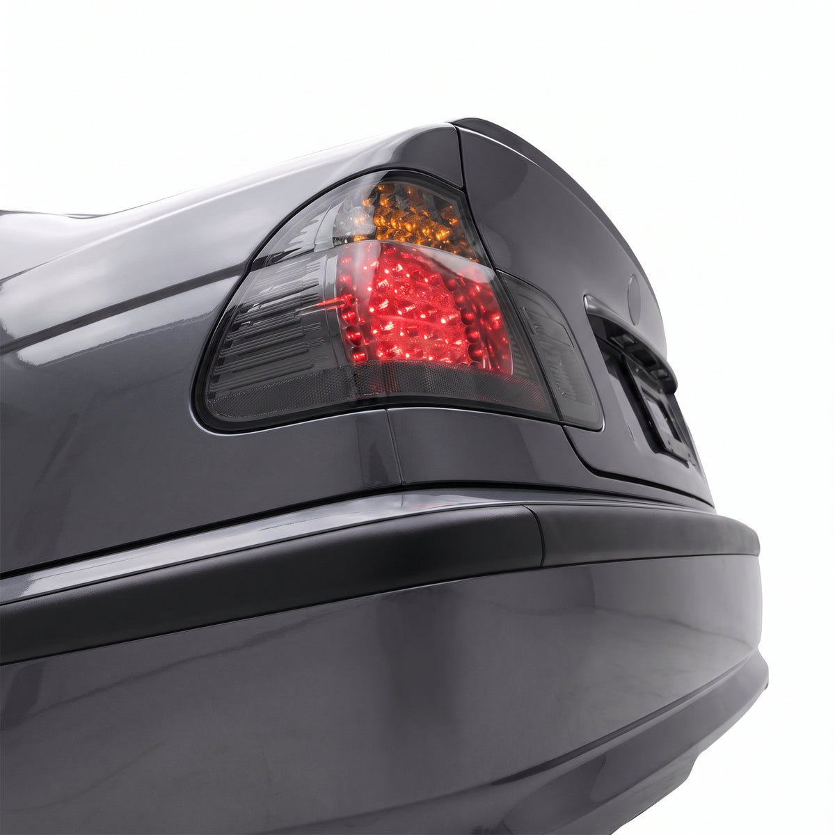 BMW 3 Series E46 (1999 - 2002) LED Tail Lights LH + RH installed close-up