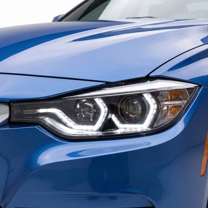 BMW 3 Series F30 / F31 (2012 - 2015) M3 Style Real LED DRL Projector Headlights LH + RH