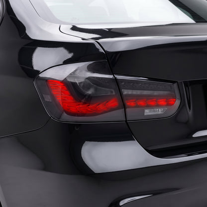 BMW 3 Series F30 / F35 / F80 (2012 - 2018) Smoked Animation DRL Sequential Tail Lights LH + RH installed