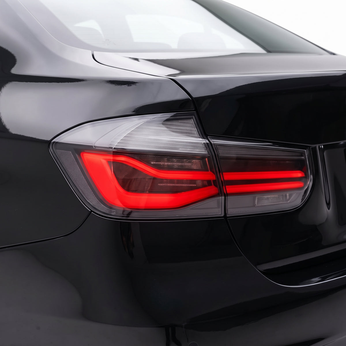 BMW 3 Series F30 / F35 / F80 (2013 - 2020) Smoked Tail Lights LH + RH installed