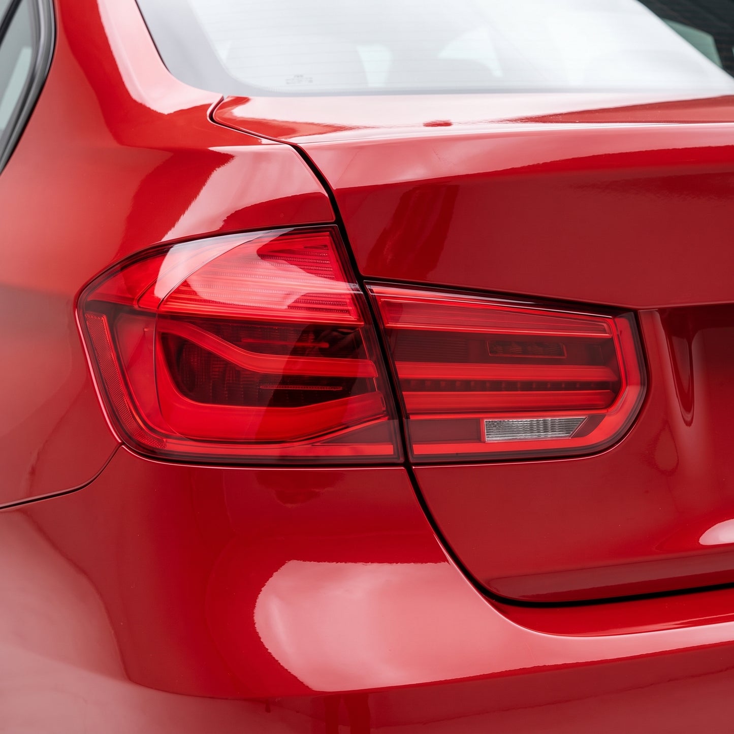 BMW 3 Series F30 / F80 (2012 - 2018) Red LCI Style Full LED Tail Lights LH + RH