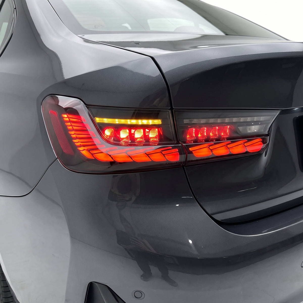 BMW 3 Series G20 / G21 / G80 (2019 - 2022) Red Animation Sequential Tail Lights LH + RH installed