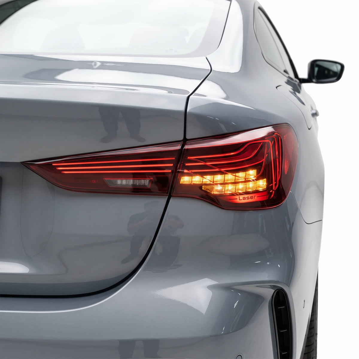 BMW 4 Series G22 / G23 / G26 / G82 / G83 (2020 - 2025) Update CSL Laser Style Sequential Full LED Tail Lights LH + RH installed