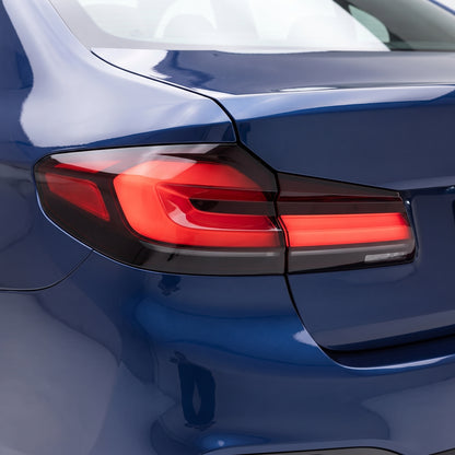 BMW 5-Series G30 (2018 - 2020) Sequential Smoked LED Tail Lights LH + RH installed