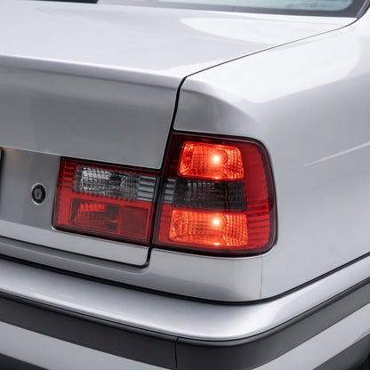BMW 5 Series E34 (1987 - 1996) Smoked Red Halogen Tail Lights with Trunk Garnish Panel LH + RH