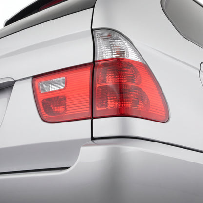 BMW X5 E53 Series 2 (2003 - 2007) OEM Style Tail Lights LH + RH installed close-up