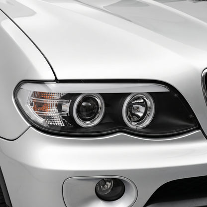 BMW X5 E53 (2004 - 2006) Halogen Model CCFL Angel-Eyes Projector Headlights LH + RH