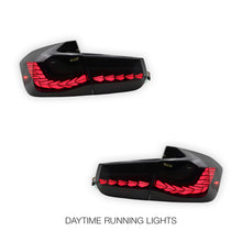 BMW 3-Series F30 / F80 / M3 (2012 - 2015) Dragon Scale Style Sequential Smoked LED Tail Lights LH + RH