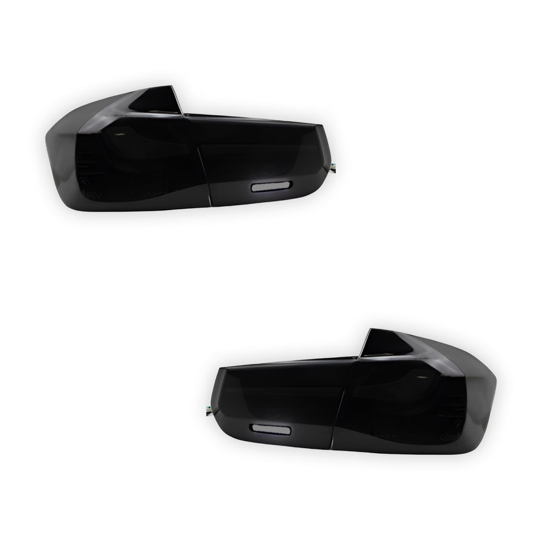 BMW 3-Series F30 / F80 / M3 (2012 - 2015) Dragon Scale Style Sequential Smoked LED Tail Lights LH + RH