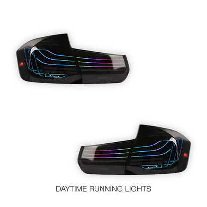 BMW 3-Series F30 / F80 / M3 (2013 - 2018) CSL Style Sequential RGB LED Tail Lights LH + RH