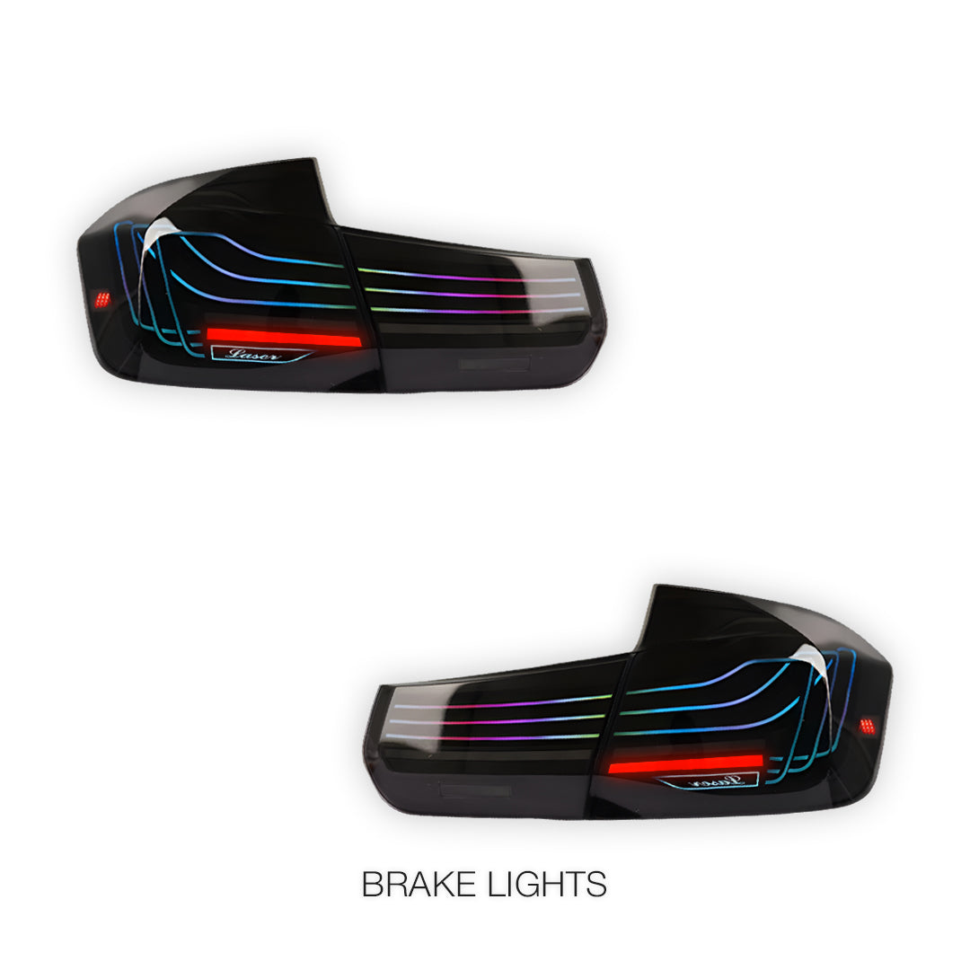 BMW 3-Series F30 / F80 / M3 (2013 - 2018) CSL Style Sequential RGB LED Tail Lights LH + RH