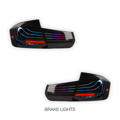 BMW 3-Series F30 / F80 / M3 (2013 - 2018) CSL Style Sequential RGB LED Tail Lights LH + RH