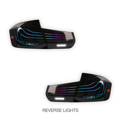BMW 3-Series F30 / F80 / M3 (2013 - 2018) CSL Style Sequential RGB LED Tail Lights LH + RH