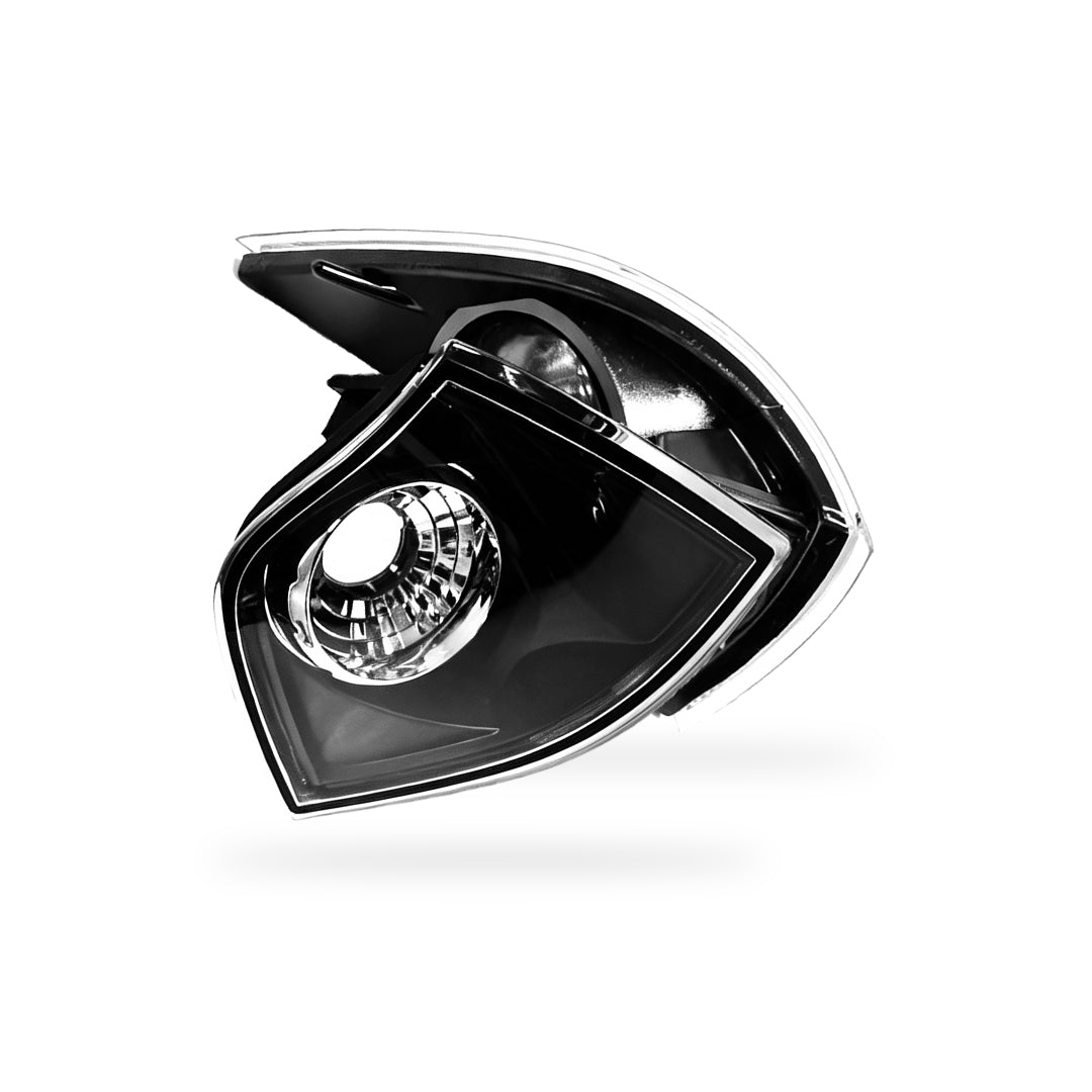 BMW 3 Series E36 (1992 - 1999) Chrome Clear / BlackeFront Bumper Bar Turn Signal Indicator Lights RH + LH