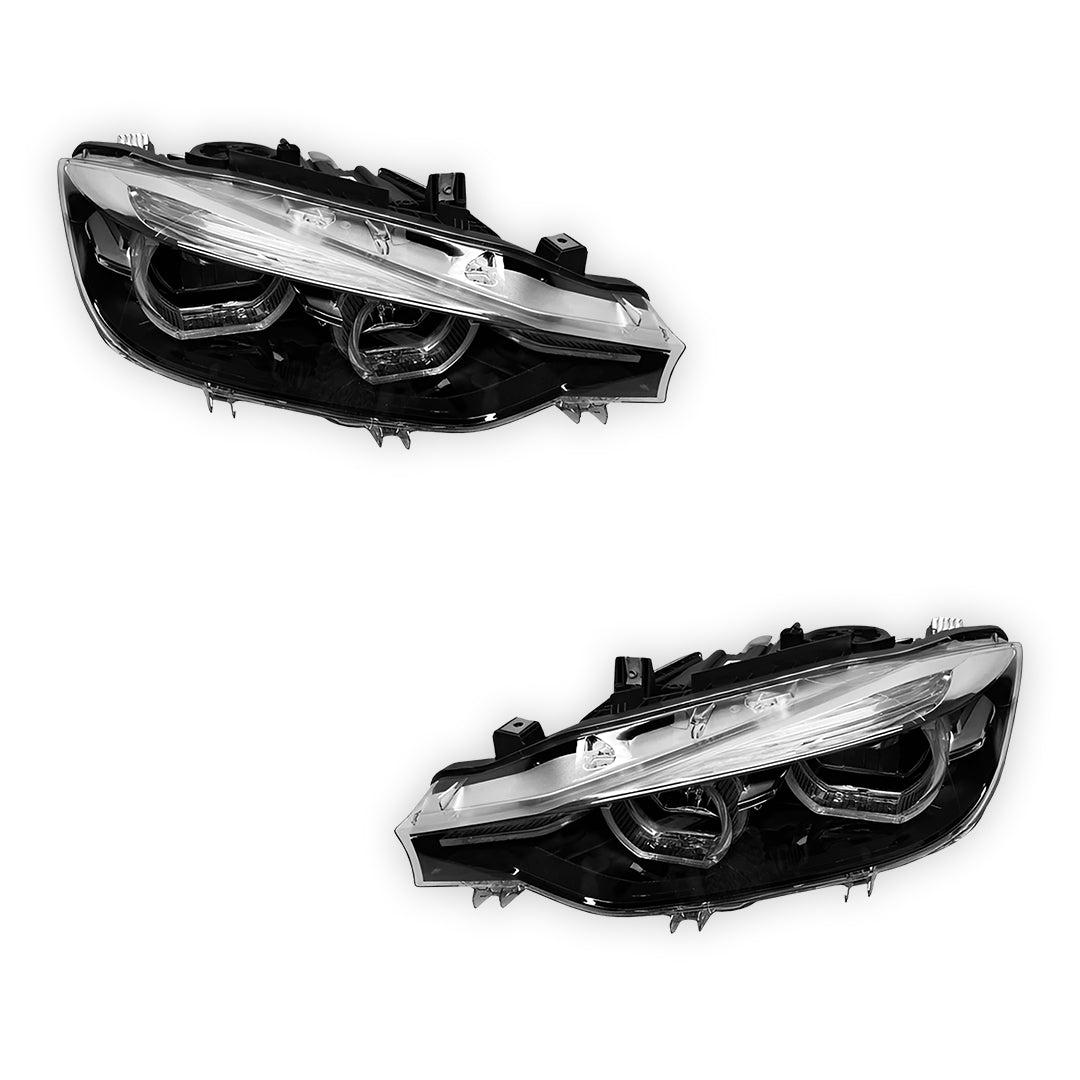 BMW 3 Series F30 LCI Sedan (2015 - 2018) Genuine Reconditioned LED Headlights LH + RH