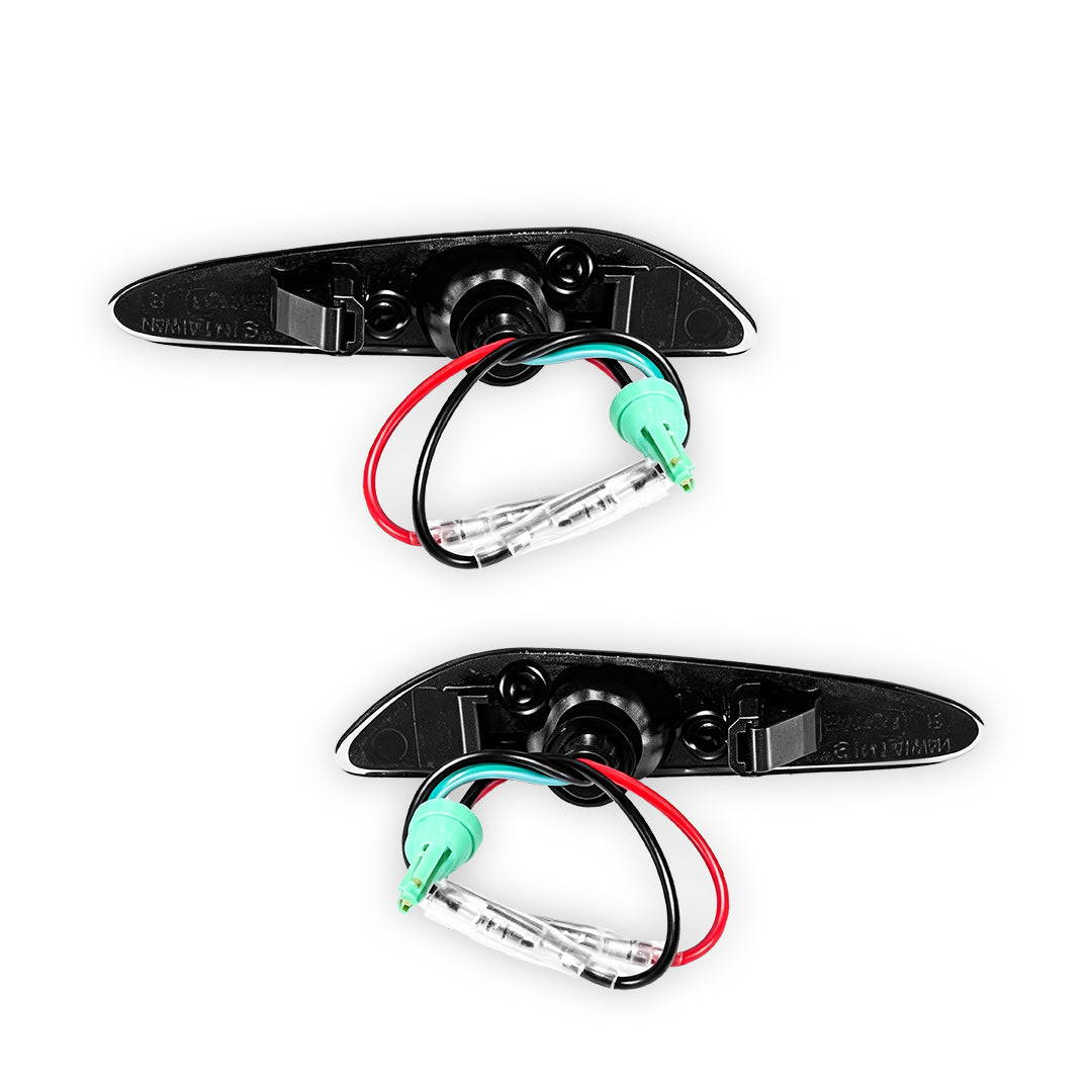BMW 5 Series E60 / E61 (2003 - 2010) Smoked LED Side Turn Signal Indicator Lights LH + RH
