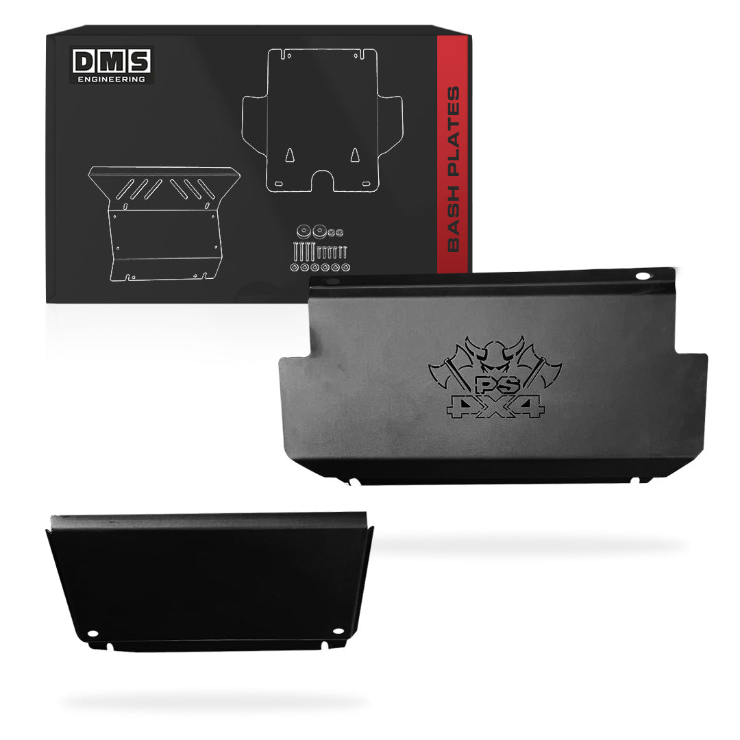 Transmission Black Bash Plates for Mitsubishi Pajero NM / NP (2000 - 2006)