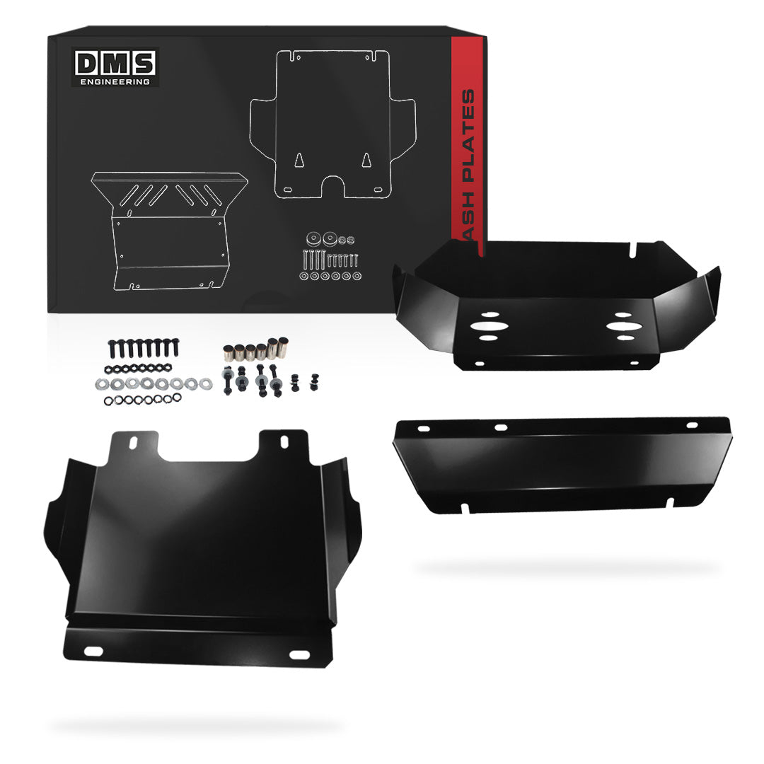 Black Bash Plates for Toyota HiLux Revo / SR / SR5 (2015 - 2021)