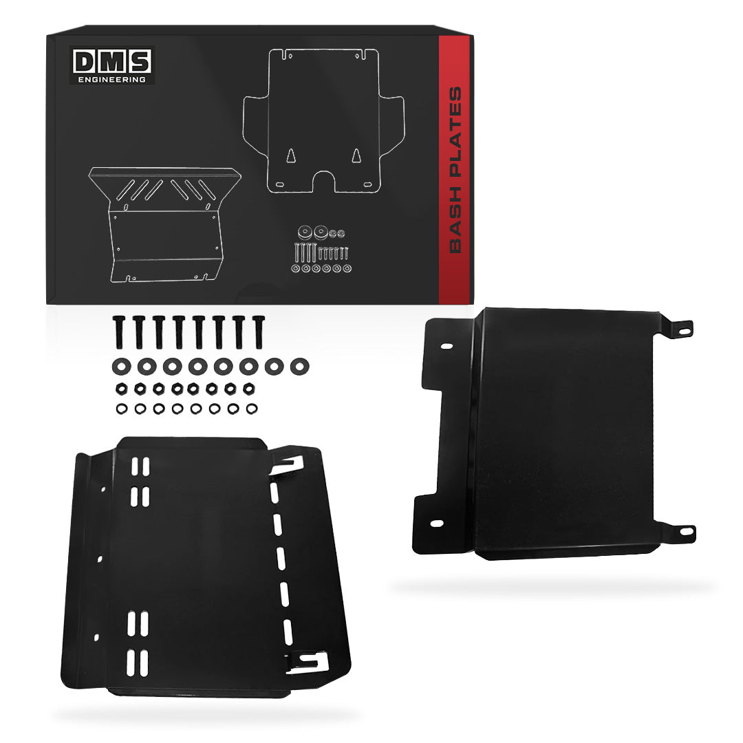 Black Bash Plates for Toyota LandCruiser 200 Series (2007 - 2021)