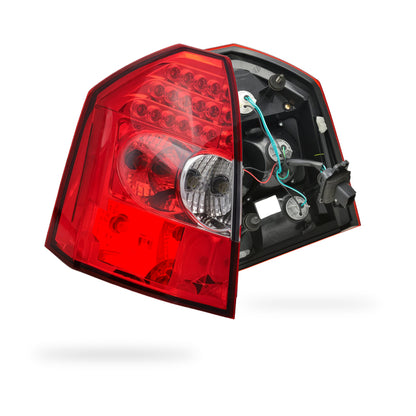 Chrysler 300C (2005 - 2008) Clear Red LED Tail Lights LH + RH