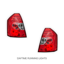 Chrysler 300C (2005 - 2008) Clear Red LED Tail Lights LH + RH