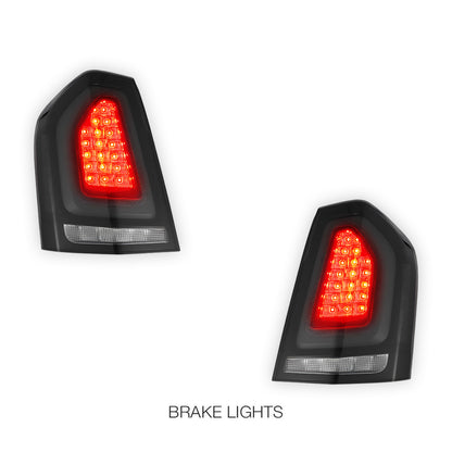 Chrysler 300 (2011 - 2014) Smoked Tail Lights LH + RH
