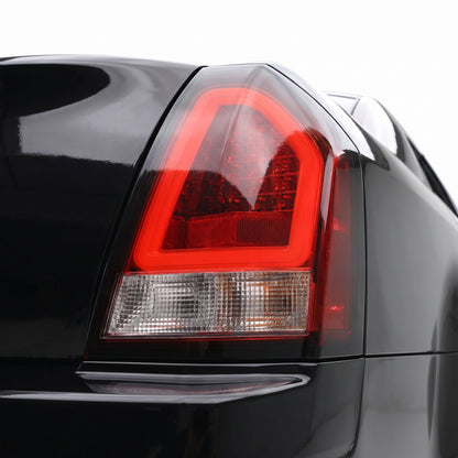 Chrysler 300 (2009 - 2012) 3D LED Tail Lights LH + RH installed close-up
