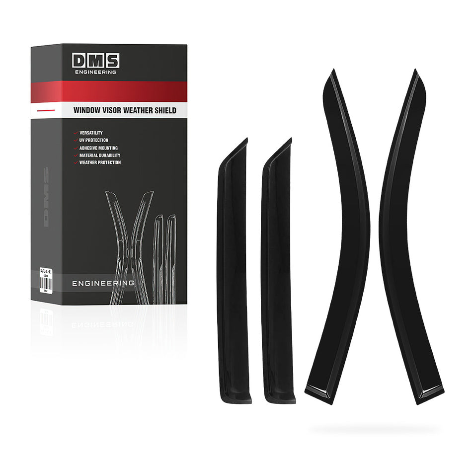 Dodge Journey JC (2008 - 2019) Front and Rear Window Visor Weather Shields