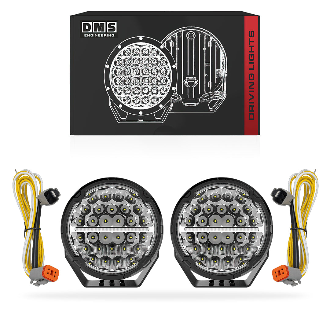 Universal 7" or 9 " Round LED Spot Driving Lights for 4x4 Vehicles