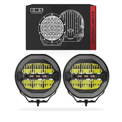 Universal 7" or 9 " Round LED Spot Driving Lights for 4x4 Vehicles