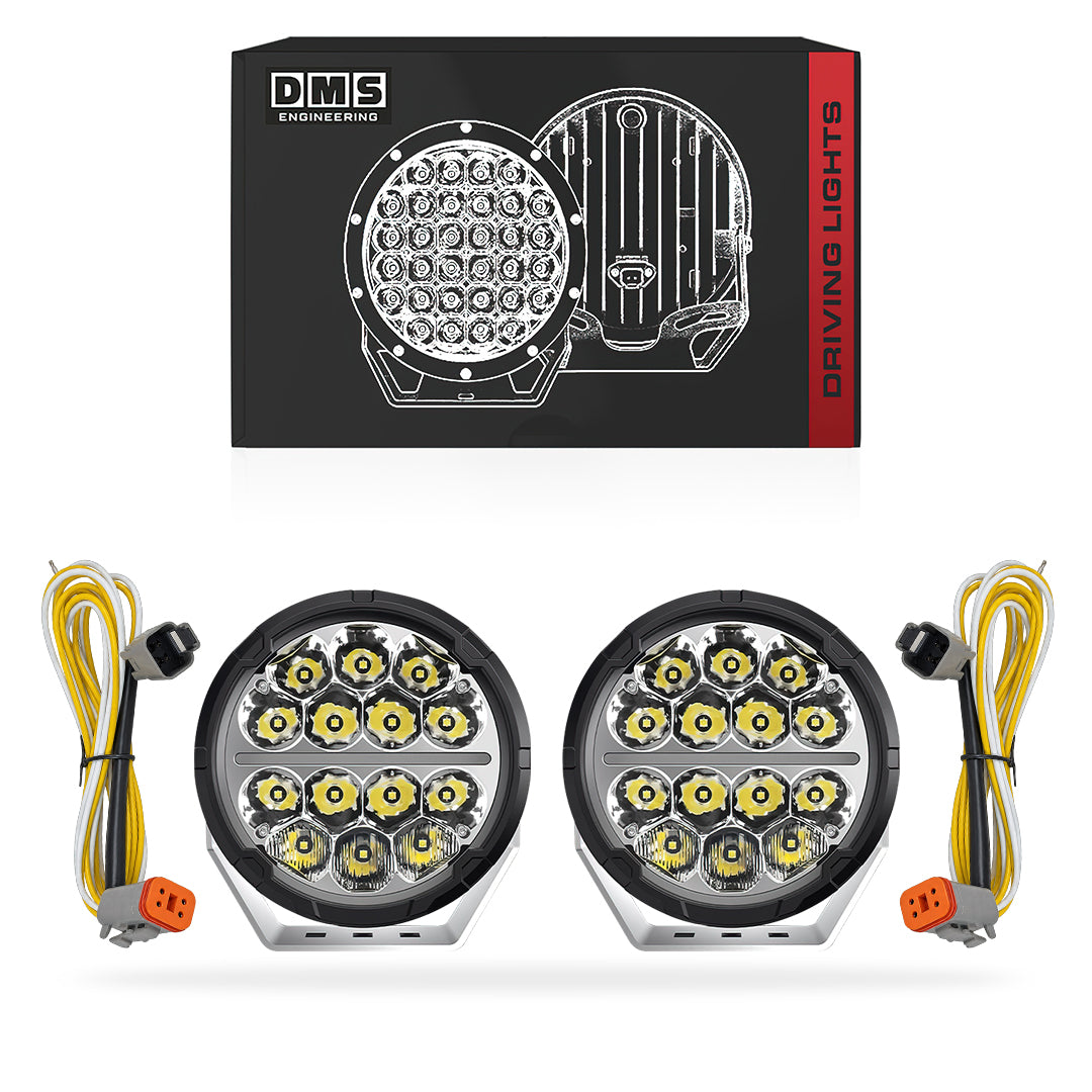 Universal 7" or 9 " Round LED Spot Driving Lights for 4x4 Vehicles