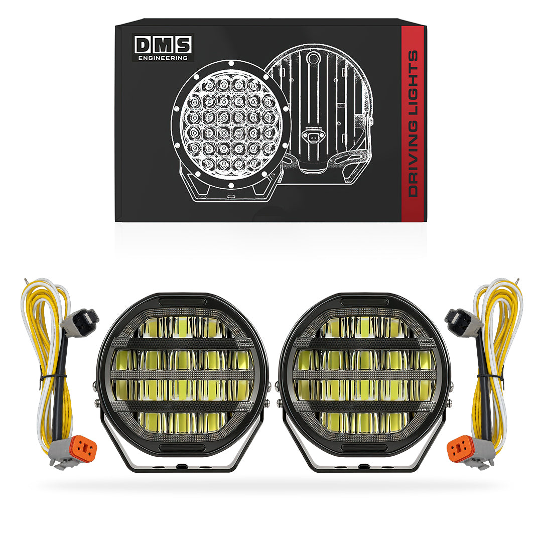 Universal 7" or 9 " Round LED Spot Driving Lights for 4x4 Vehicles