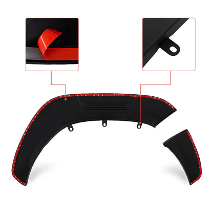 Toyota Hilux N80 Matte Black Guard Flares with 12mm Widened Wheel Arch