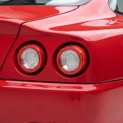 Ferrari 550 Maranello (1996 - 2001) Clear Red Full 3D LED Stripe Bar Tail Lights LH + RH installed