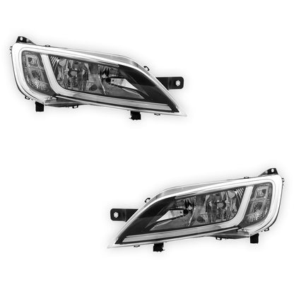 Fiat Ducato Series 4 (2014 - 2016) Halogen OEM Style Headlights LH + RH