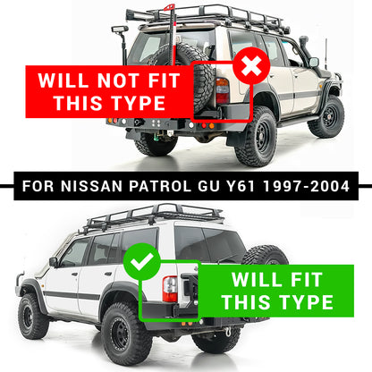 Nissan Patrol / Safari GU Y61 (1997 - 2004) Smoked Tail Lights LH + RH