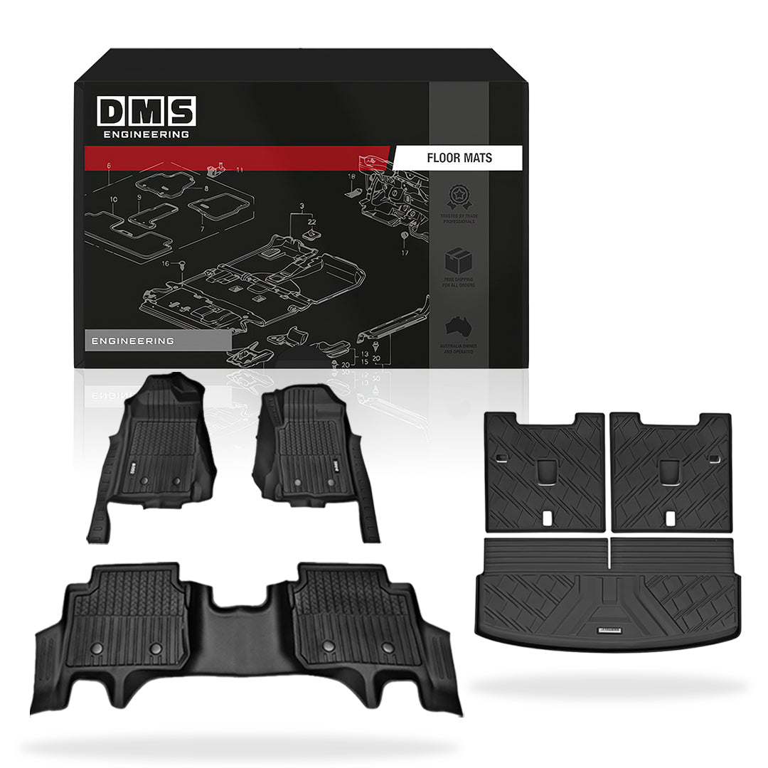 Ford Everest UB 7-Seater (2022 - 2026) Injection Type Floor Mats
