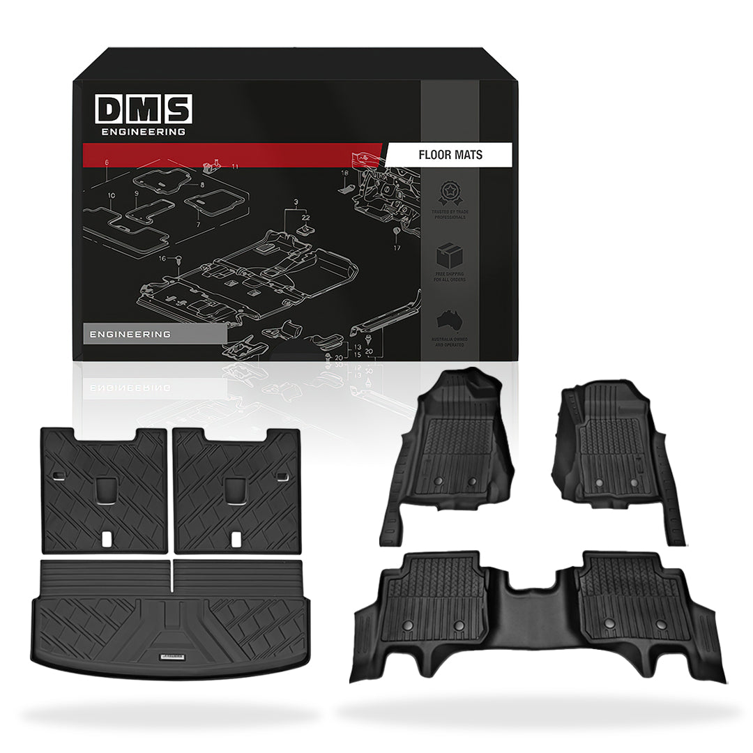 Ford Everest UB 7-Seater (2022 - 2026) Injection Type Floor Mats