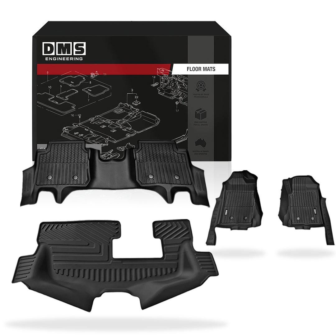Ford Everest UB 7-Seater (2022 - 2026) Injection Type Floor Mats