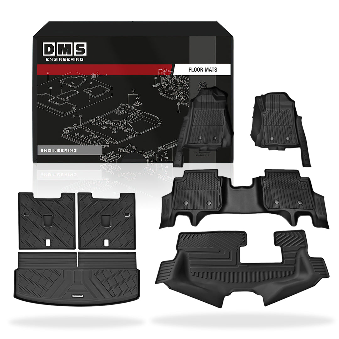 Ford Everest UB 7-Seater (2022 - 2026) Injection Type Floor Mats