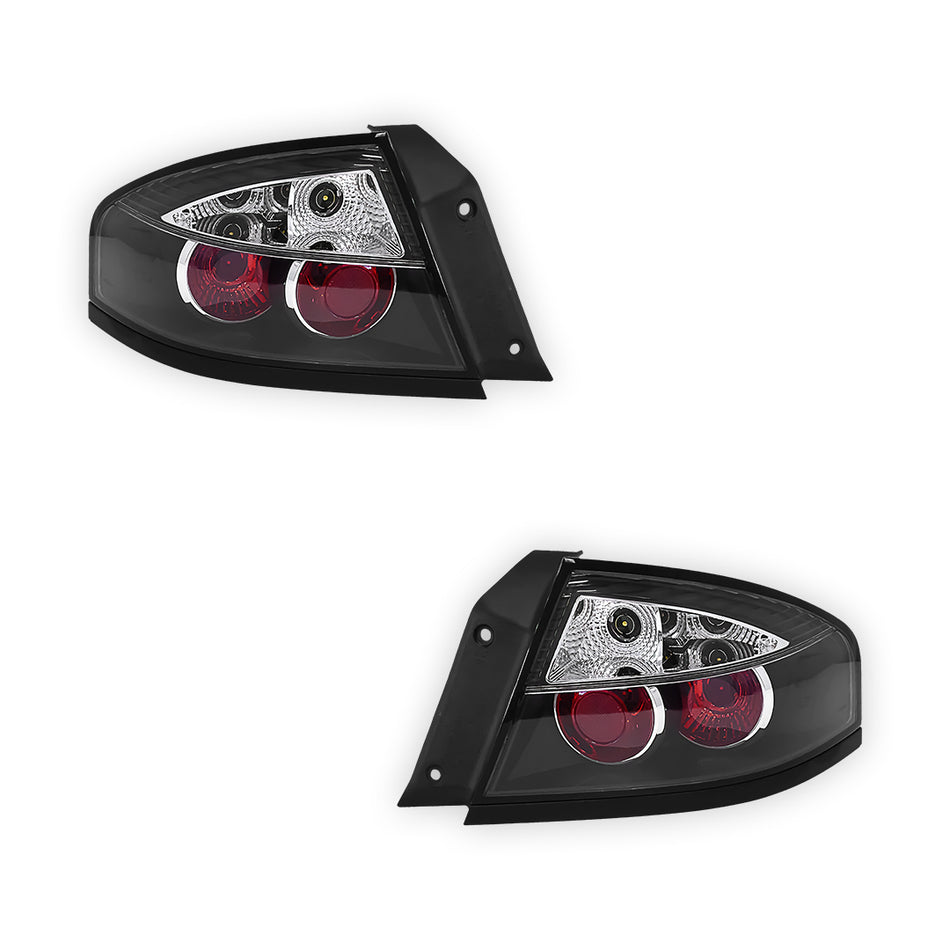 Ford Falcon BA / BF (2002 - 2011) Black Altezza OEM Style Tail Lights LH + RH