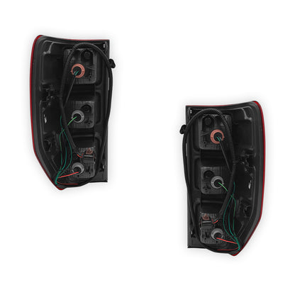 Ford Ranger PX1 (2011 - 2015) Black Halogen Tail Lights LH + RH