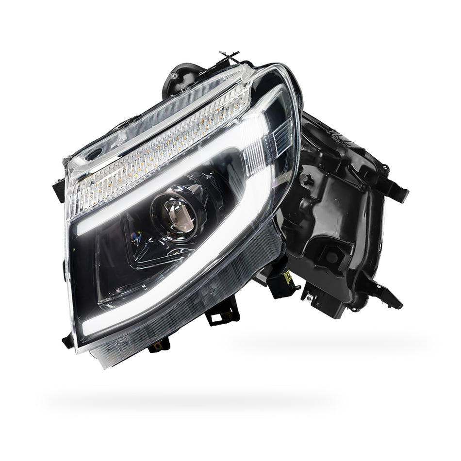 Ford Ranger PX MK1 (2011 - 2015) LED DRL Projector Headlights LH + RH