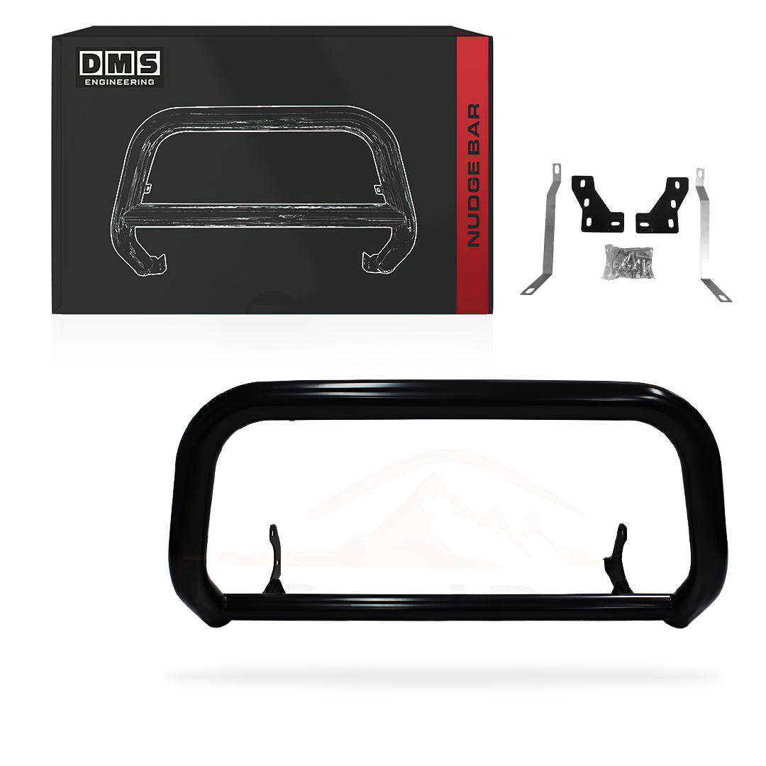 Ford Ranger PX3 MK3 (2018 - 2026) Black Stainless Steel Nudge Bar